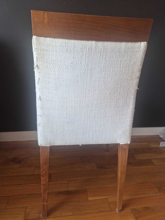 Mesa de jantar em raiz de nogueira com as respetivas 6 cadeiras