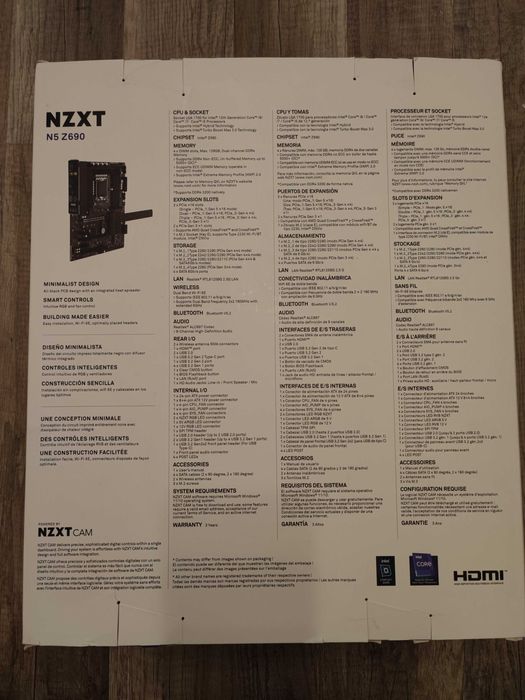 Płyta główna Nzxt N5 Z690  BLACK