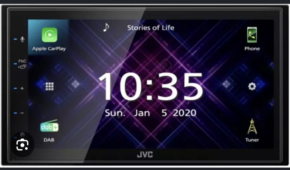 Novo - Auto Radio JVC kw m565dbt 2 din (Pioneer Kenwwod jbl Blaupunkt Alpine)