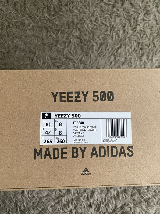 Adidas Yeezy 500 Utility Black