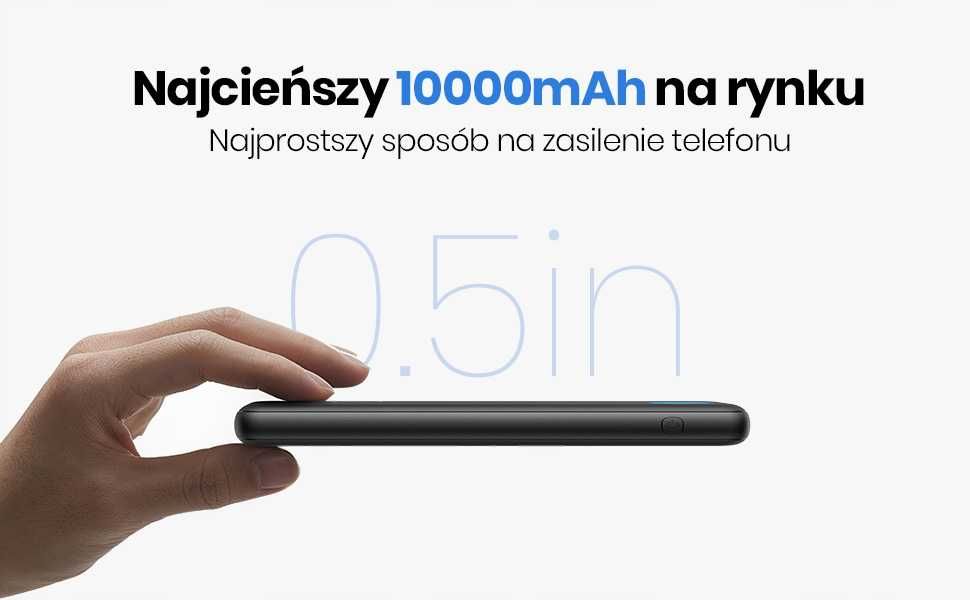 Powerbank INIU BI-B41, czarny, 10000 mAh