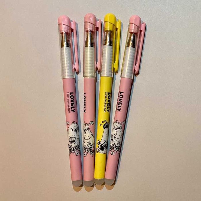 Canetas tinta apagável