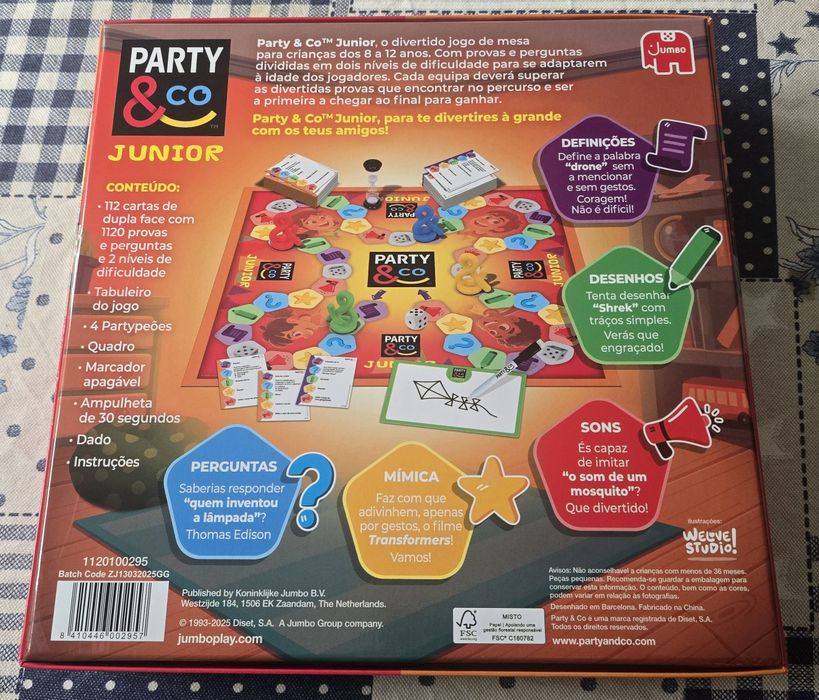 Jogo de tabuleiro Party & Co Junior - Diset