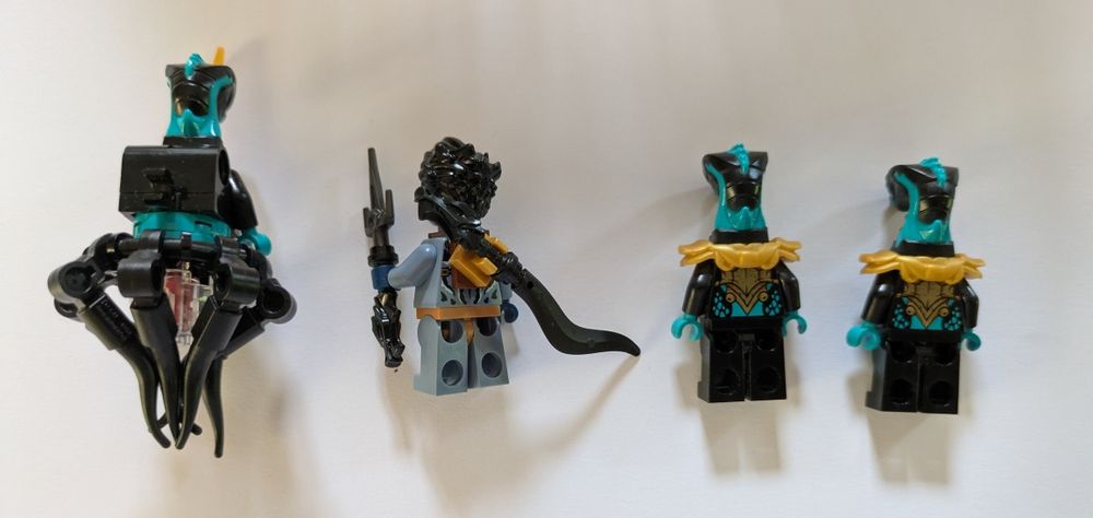 Figurki Lego Ninjago Jaszczury i Seabound 4 szt.