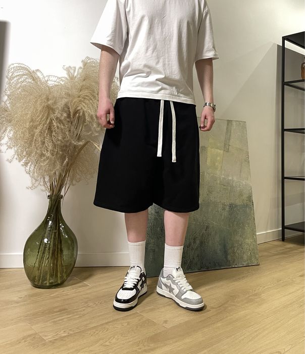 Широкі спортивні шорти BAGGY FIT sweatshorts sweatpants M L XL широкие шорты бегги луз фит черные серые jaded london style