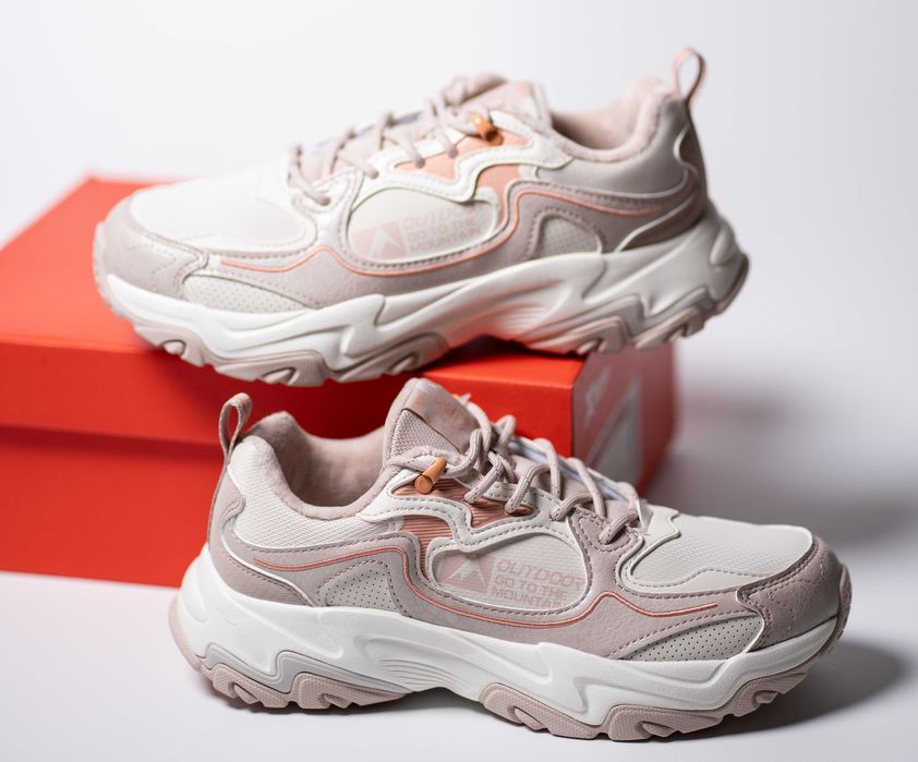 その他 o5445 Женские зимние кроссовки Xtep Outdoor Shoes на флисе (2 цвета): 2