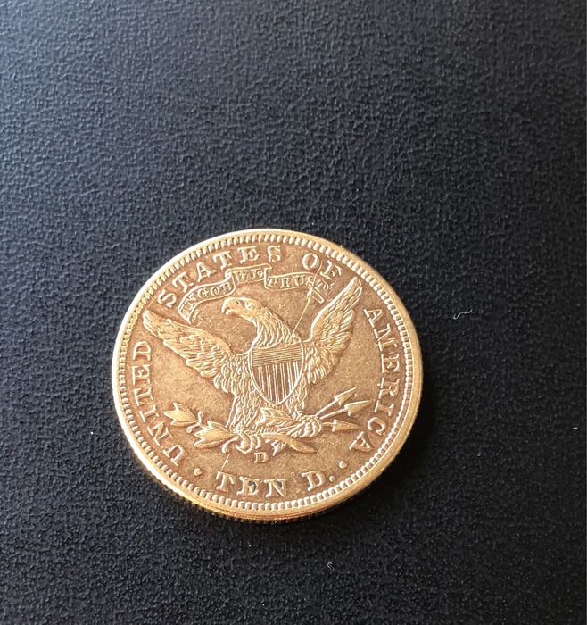 Moeda de ouro 10 dollars ouro (Liberty)
