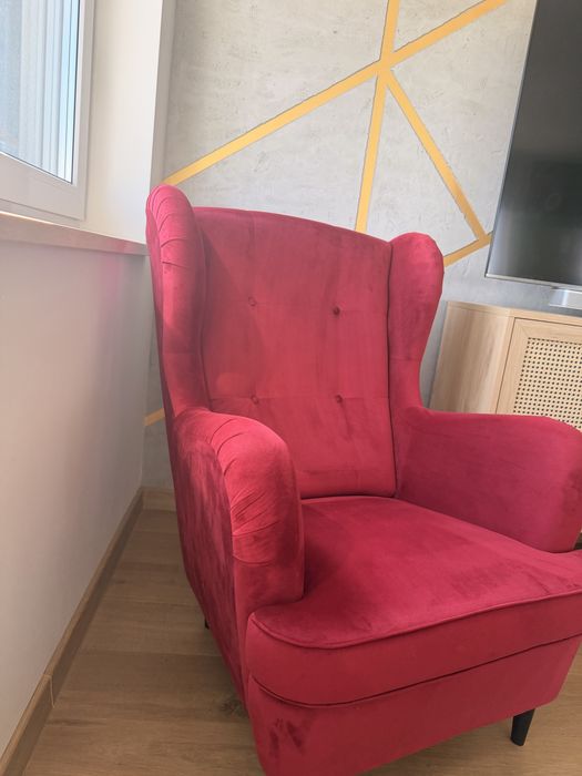 Fotel Oskar czerwony Agata Meble