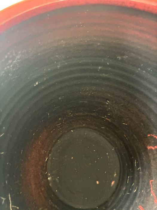 Vaso Encarnado Vidrado Novo