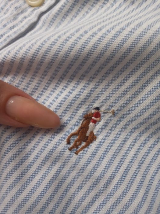 RALPH LAUREN koszula Oxford paski rozmiar S (4)