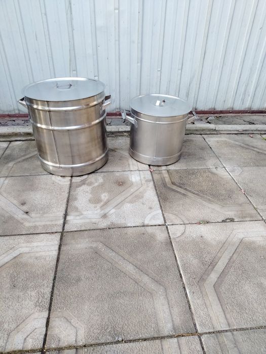 Кастрюли из нержавеющей стали СССР 40л и 20л