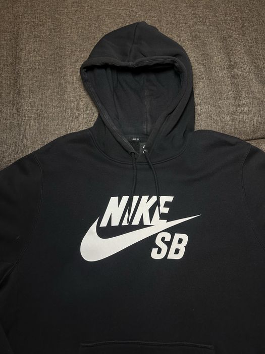 Худі кофта Nike SB Icon Essential чоловіча чорна L AJ9733-010