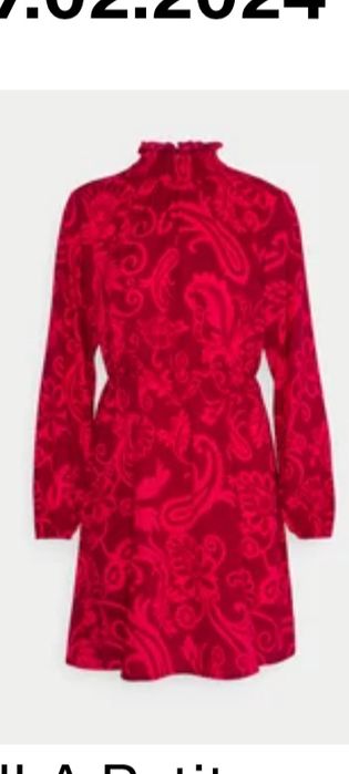 Sukienka burgundowo-czerwona,rozm 38,