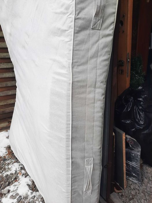 Gruby Materac łóżko spania  160x200x22 Sultan Ikea pokrowiec na zamek