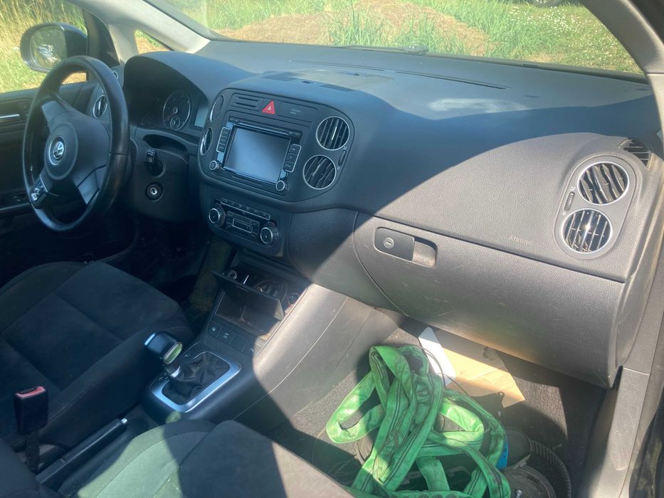 VW GOLF VI 6 PLUS Deska Rozdzielcza Kompletna pasy sterownik poduszki x2  EU