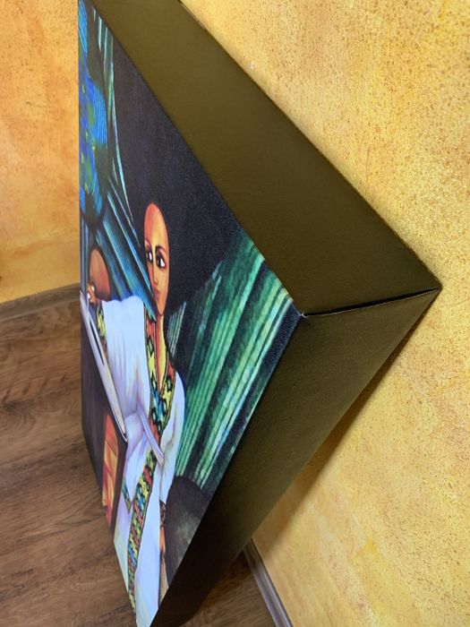 Panel akustyczny efekt płótna malarskiego Etiopia studio nagraniowe