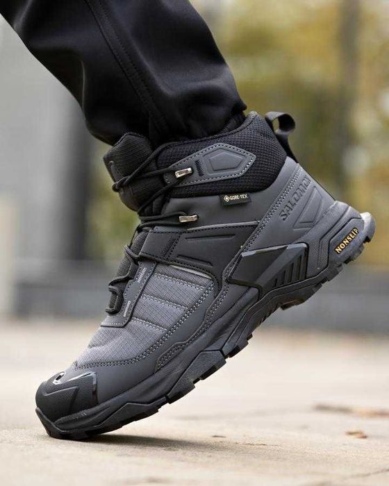 Зимові кросівки Salomon X Ultra 4 Mid хутро (41-46) Черевики чоловічі