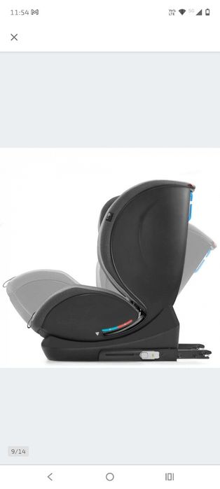 Kinderkraft Myway fotelik samochodowy ISOFIX 0-36 kg szary