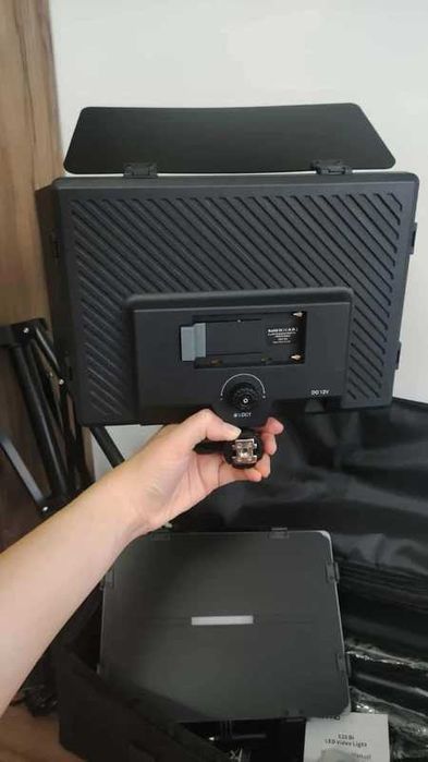 Soonpho Oświetlenie studyjne 2x LED 20W + statyw + uchwyt na telefon