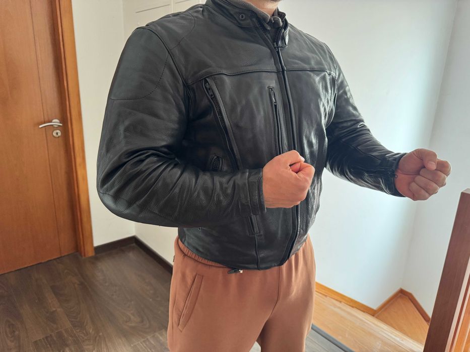 Motorcycle Leather Jacket for Man | Size XL / 52