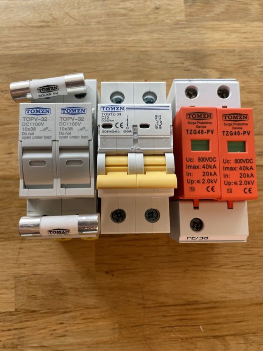 Комплект захисту СЕС напруга ПЗІП 500/600/800/1000