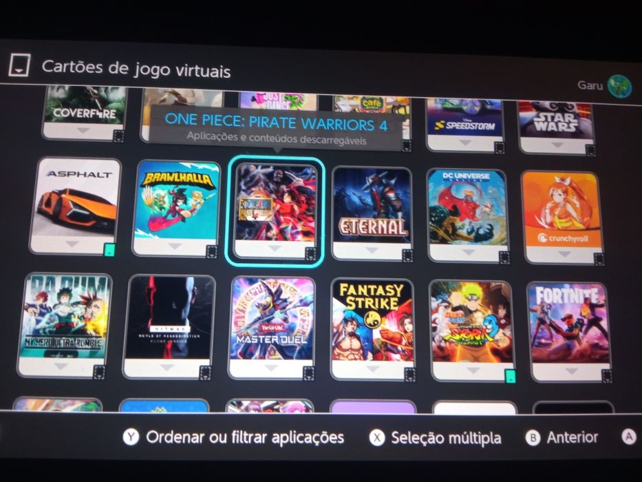 Nintendo Switch 1 c/ conta com jogos