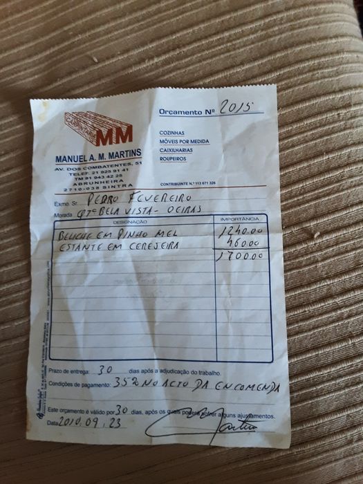 Beliche usado em bom estado