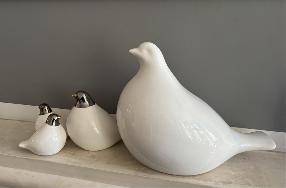 Ceramiczne gołębie