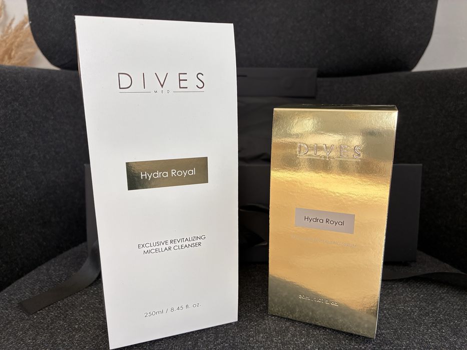 Dives med Hydra Royal płyn micelarny i serum