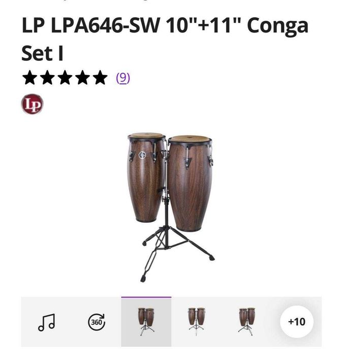 Congas Novas em folha!