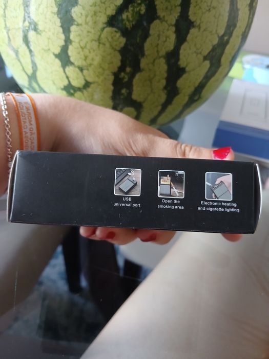 Cigarreira Elegante Recarregavel USB (Nova)