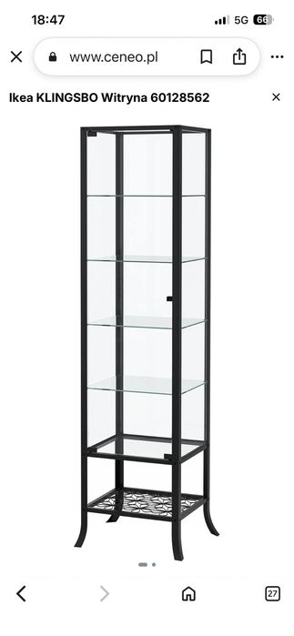 Witryna gablotka IKEA KLINGSBO