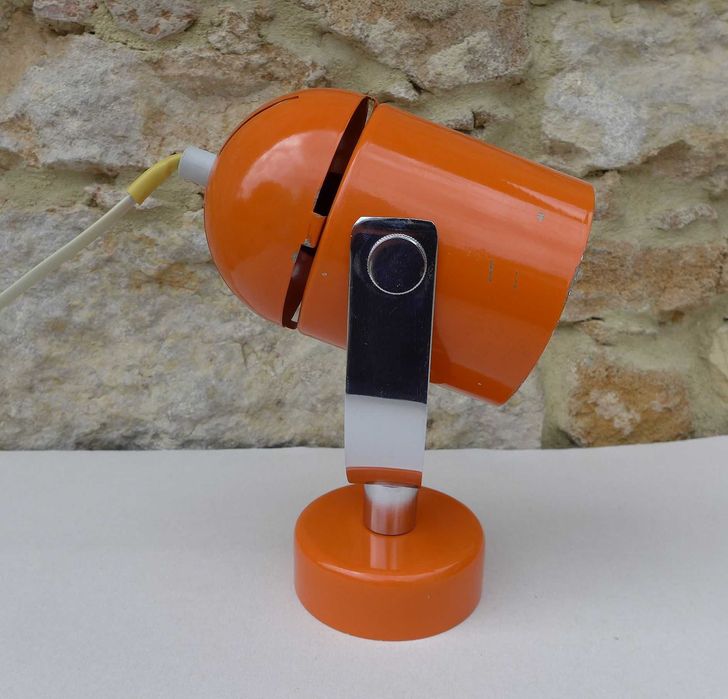 Lampa Stołowa Space Age Mid Century lata 70 Prl