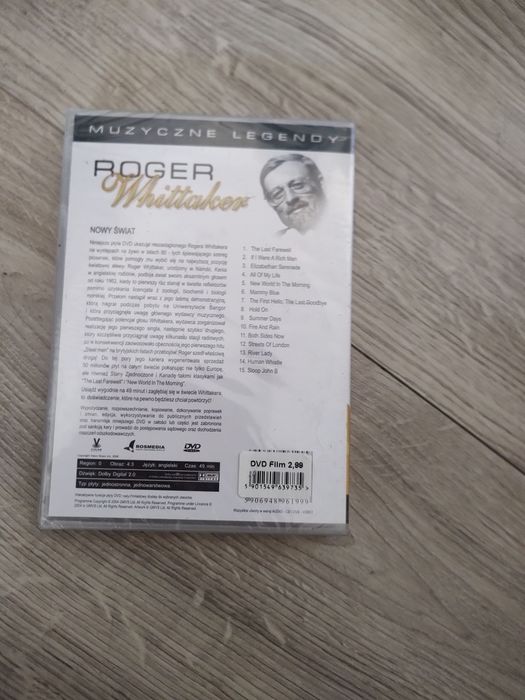 Muzyczne legendy Roger Whittaker DVD, dodatkowo płyta audio CD, nowa
