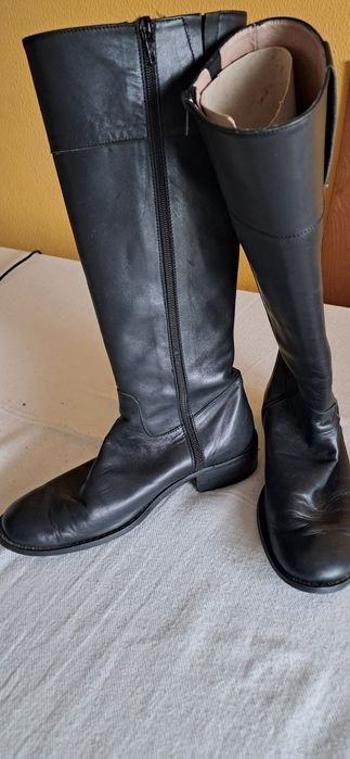 Botas de cano alto pretas