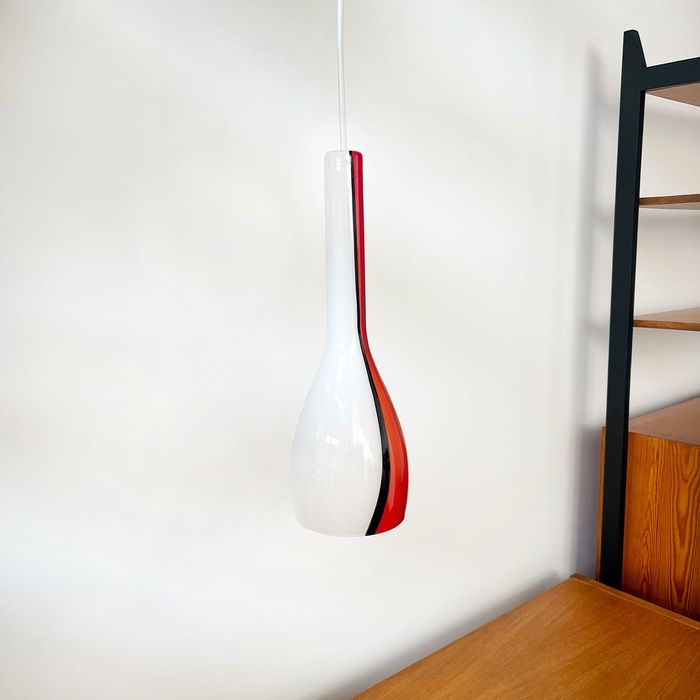 Lampy Luciano Vistosi szkło Murano Vintage lata 60. 70.