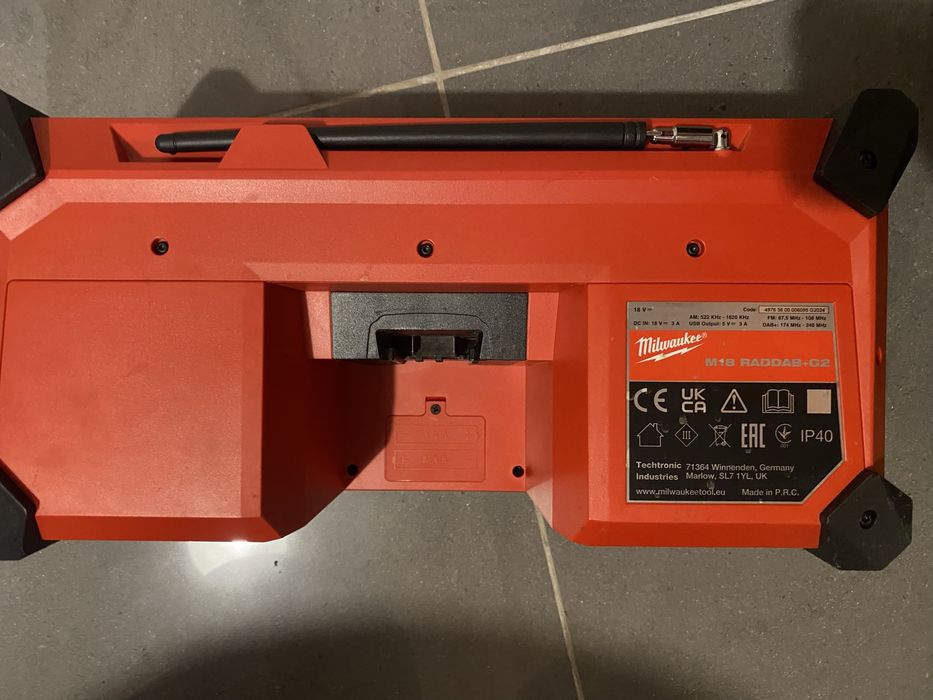 Radio bezprzewodowe aku Milwaukee M18RADDAB+G2-0 18V