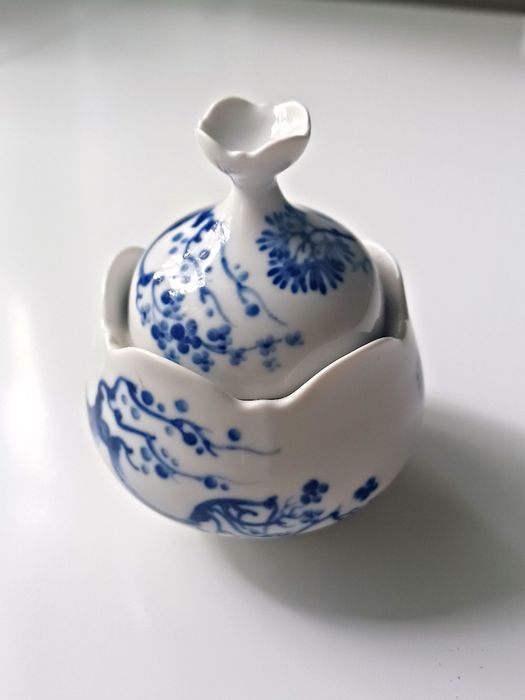 Mała Cukierniczka Cukiernica Meissen Miśnia Blue Onion