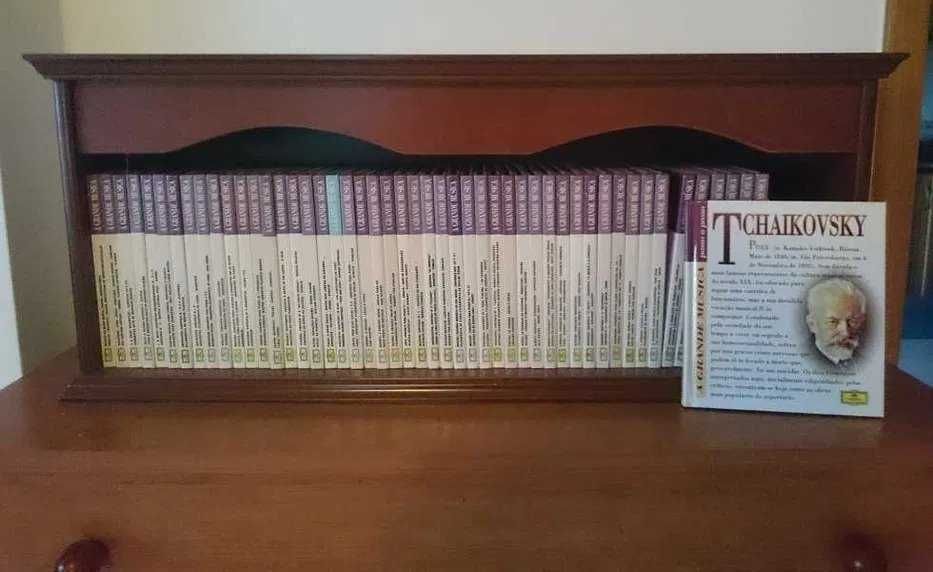 Coleção  "A Grande Música" - 50  CDs de música clássica com livros sobre cada compositor