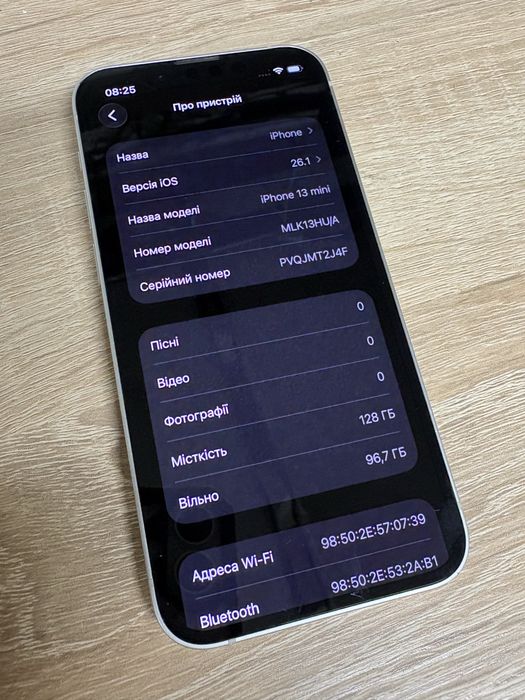 IPhone 13 mini 128gb white