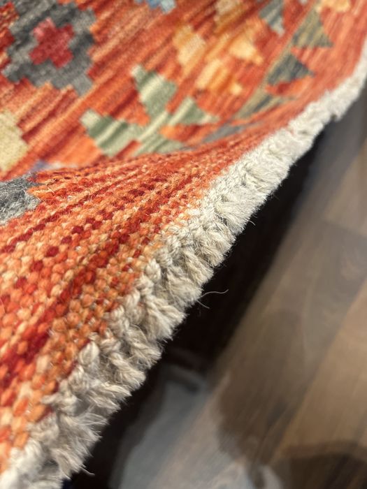 Tapete kilim feito à mao 255x175cm - Novo