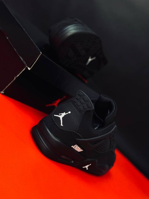 Зимние кроссовки мужские найк Nike  / кроссовки джордан черные нубук