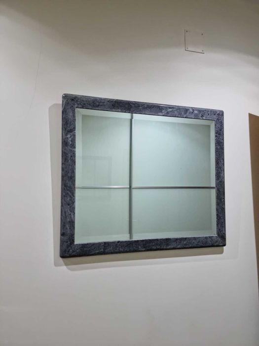 Mesa de apoio + Espelho - Pedra Mármore - Hall de entrada