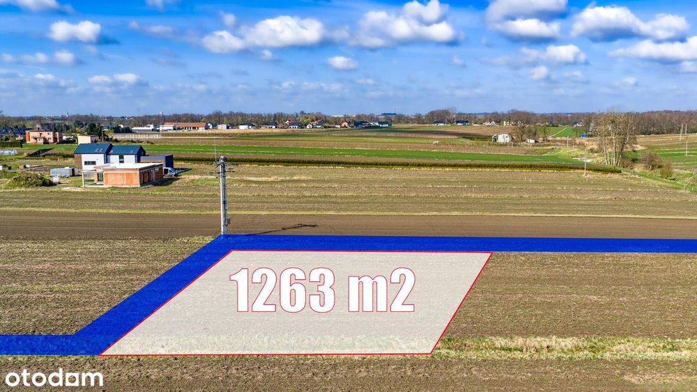 Paniówki, ul. 27 Stycznia | Działka 1263 m² | MPZP 1MN - Więcej