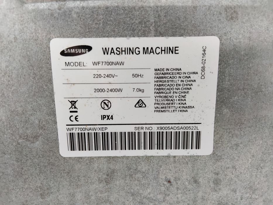 Peças de máquina  de lavar roupa