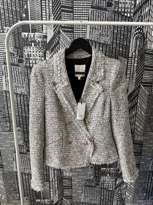 Стильний новий твідовий піджак жакет River Island піджак з гудзиками