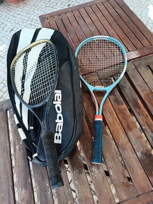 Saco Babolat com duas raquetes de tenis