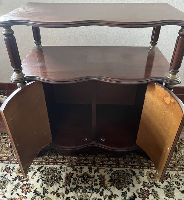 Movel tv e bar em madeira