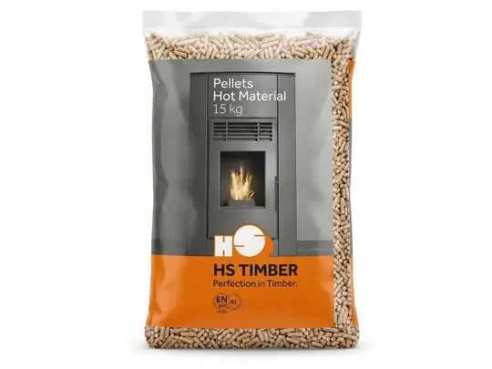 Pellet HS Timber PREMIUM odp Gold A1 DIN plus 15kg fi6 op 15 kg - 33,60 zł