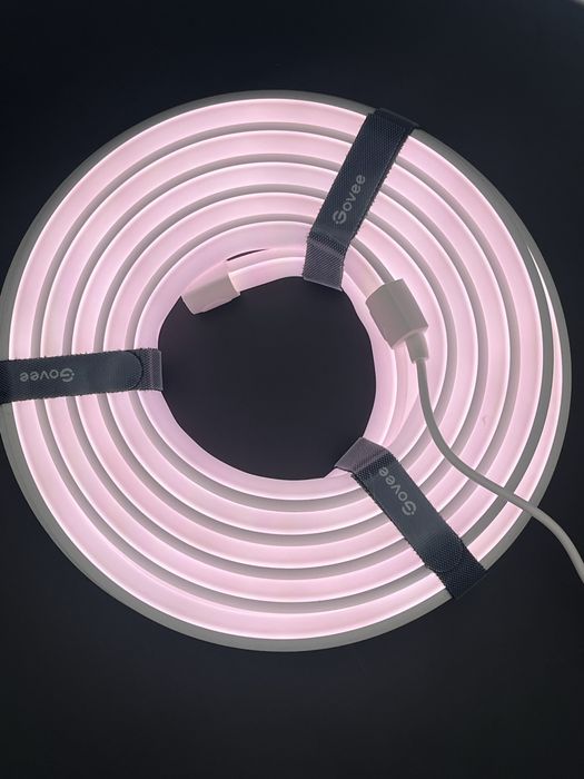 Стрічка світлодіодна розумна Govee H6641 Neon Rope Light for Wall Lining, 5м, RGBIC, WI-FI/Bluetooth Біла